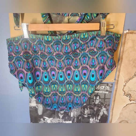 La Vie En Rose Aqua 2010s Peacock Blue Green Bikini SET - Picture 5 of 7